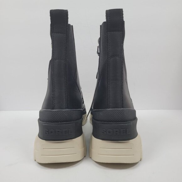 Sorel Brex Lace Up Women's Waterproof Black Leather Boots US Size 8.5 NWT - Picture 4 of 10